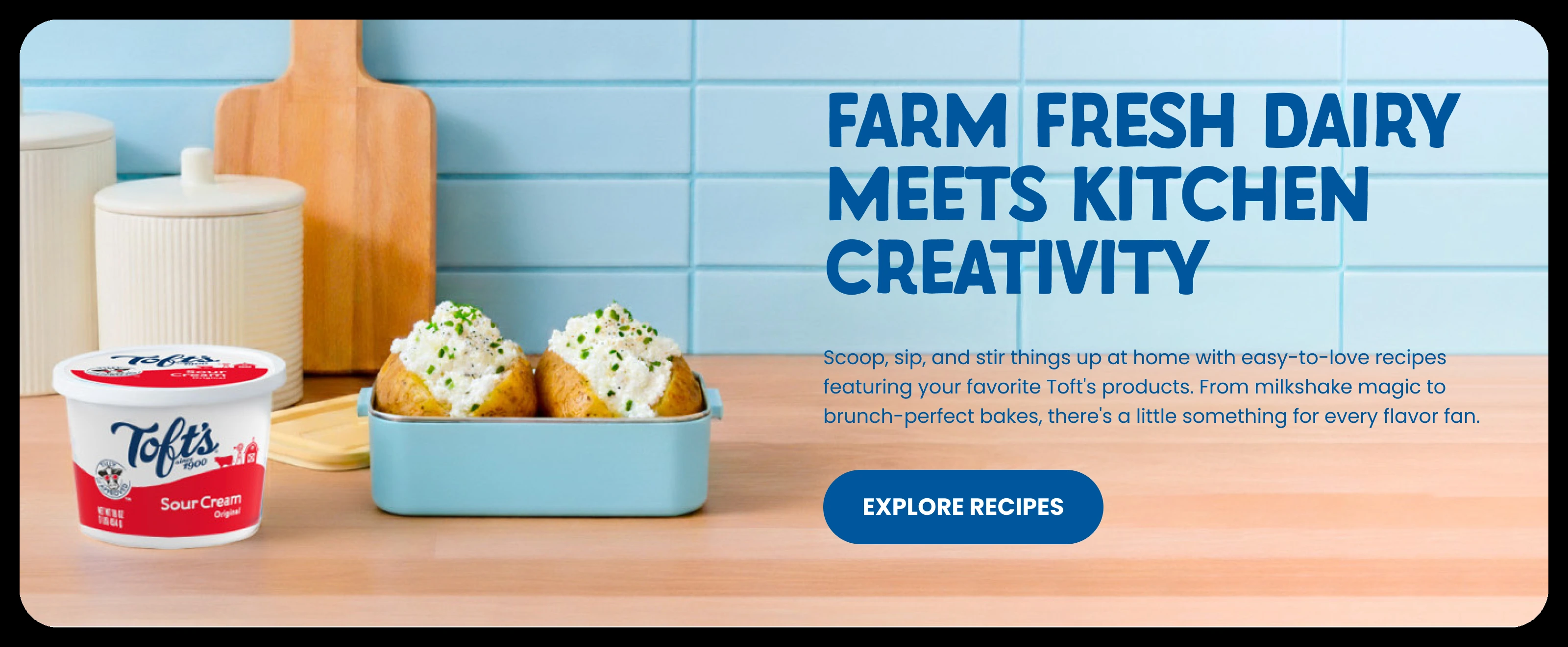 Farm fresh dairy meets kitchen creativity