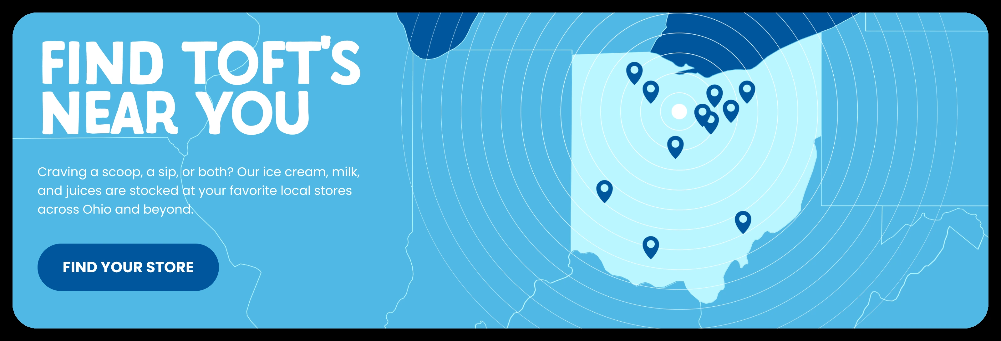Find Toft's near you